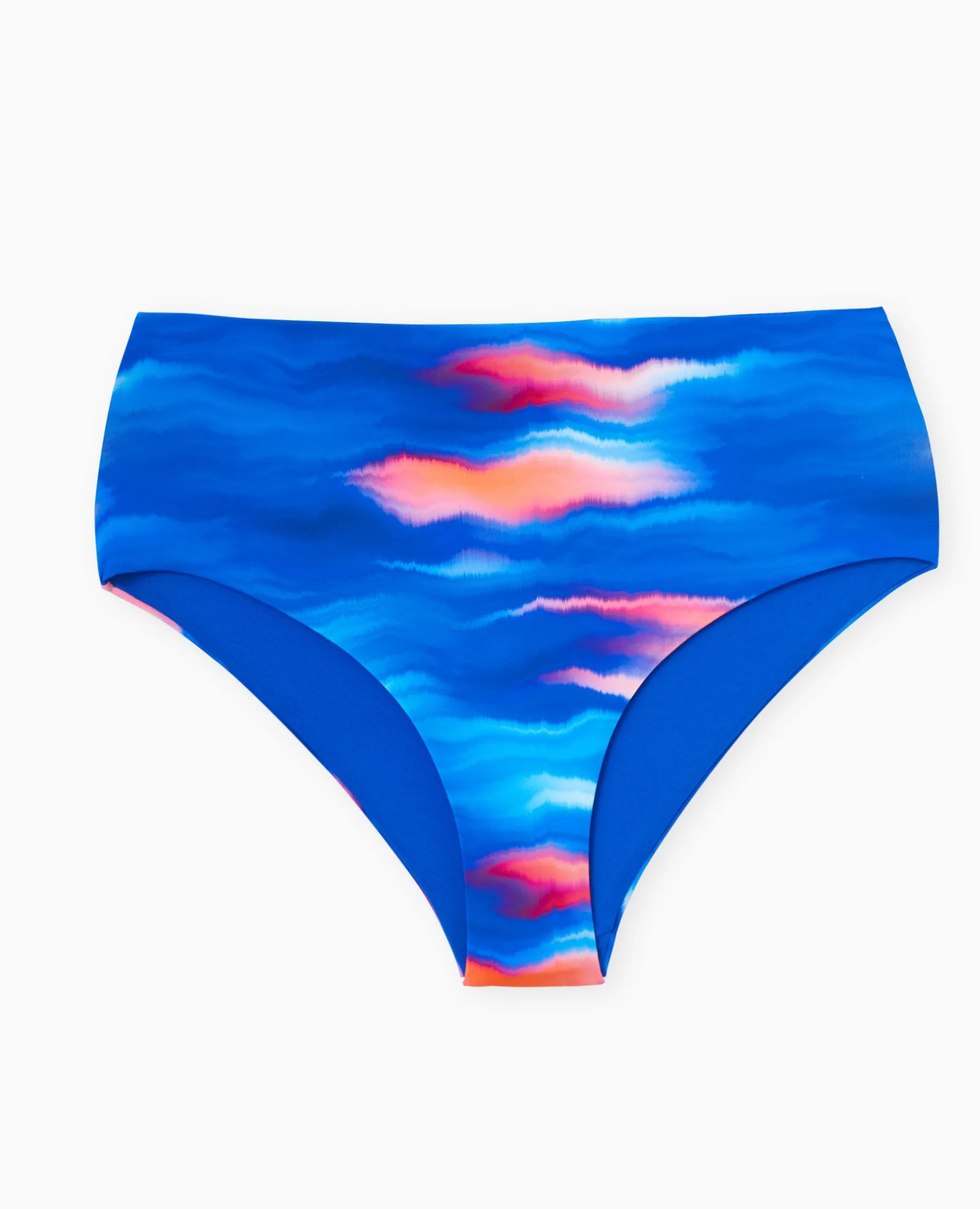 Bas De Maillot De Bain Culotte Haute - Bleu électrique