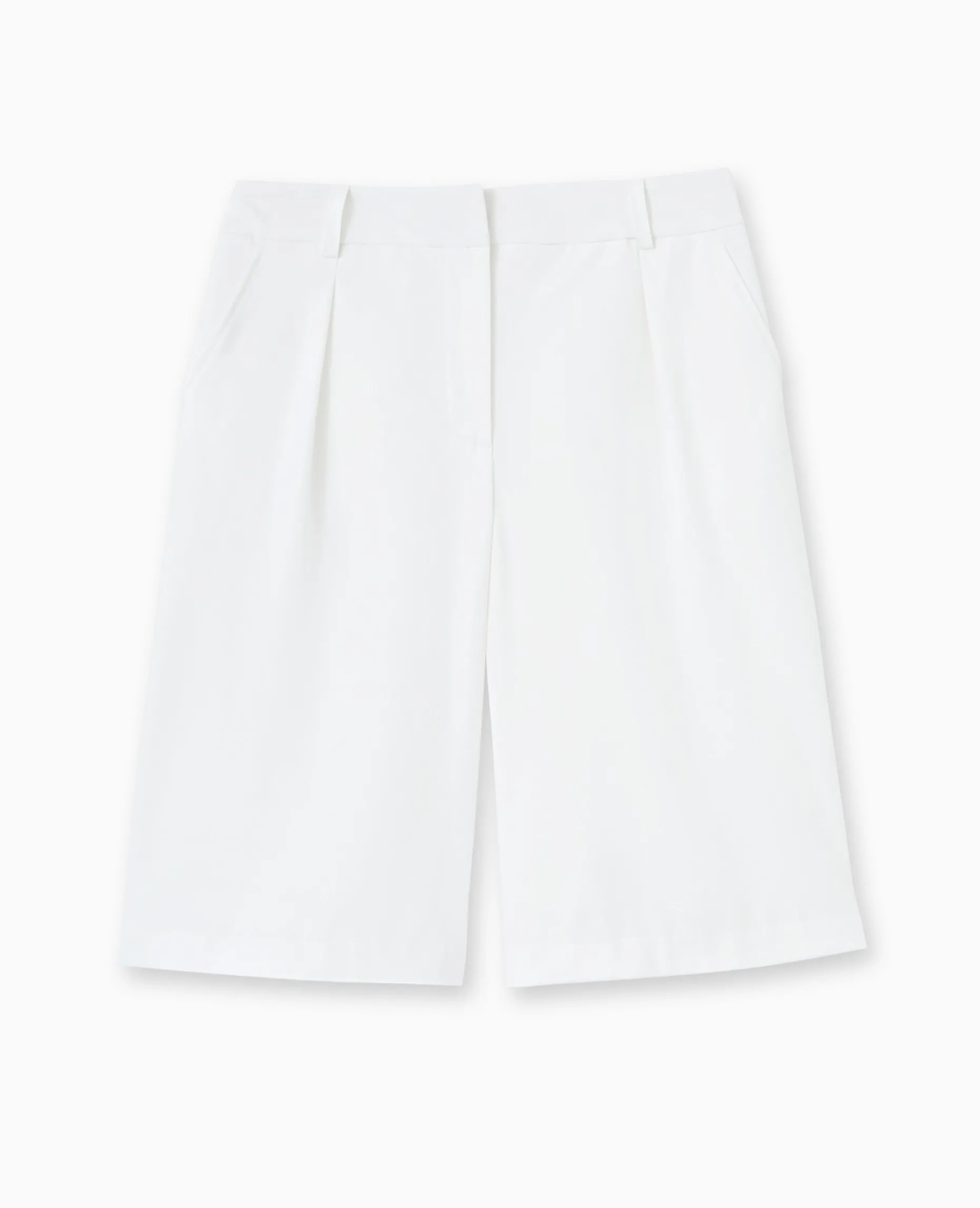 Bermuda City Long Et Large - Blanc