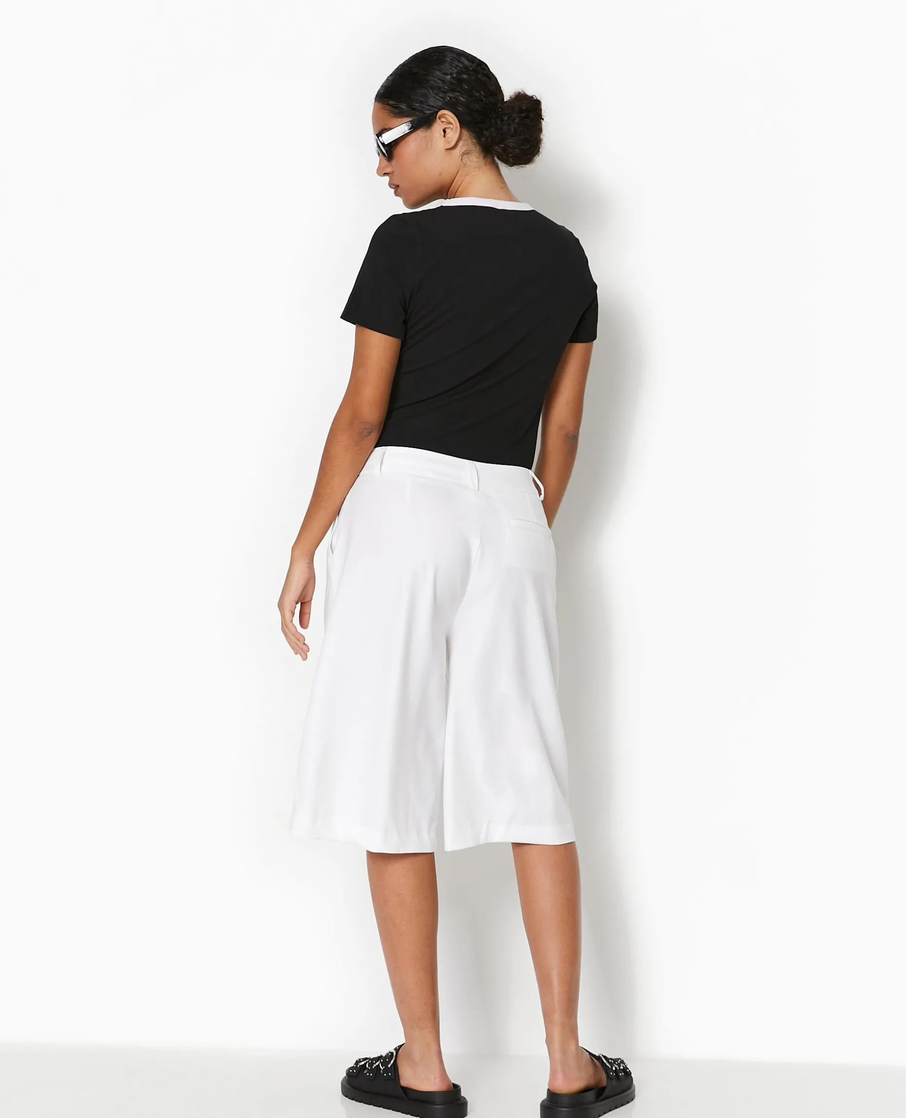 Bermuda City Long Et Large - Blanc