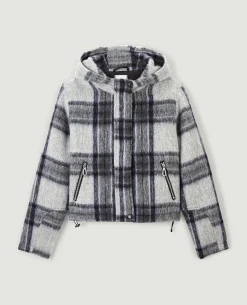 Blouson à Capuche - Gris Clair
