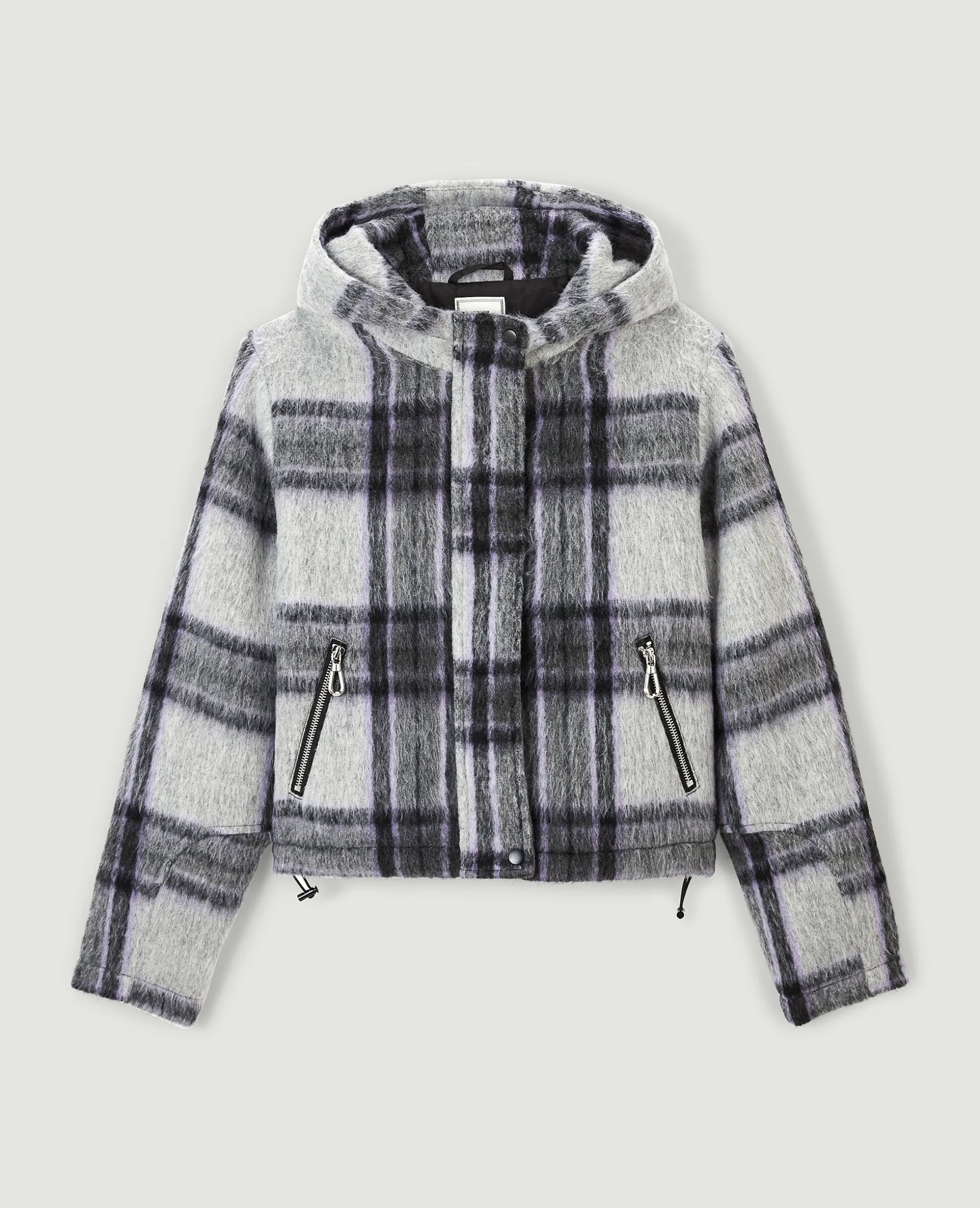 Blouson à Capuche - Gris Clair