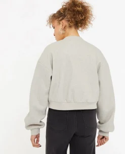 Blouson Bomber Façon Drap De Laine - Beige