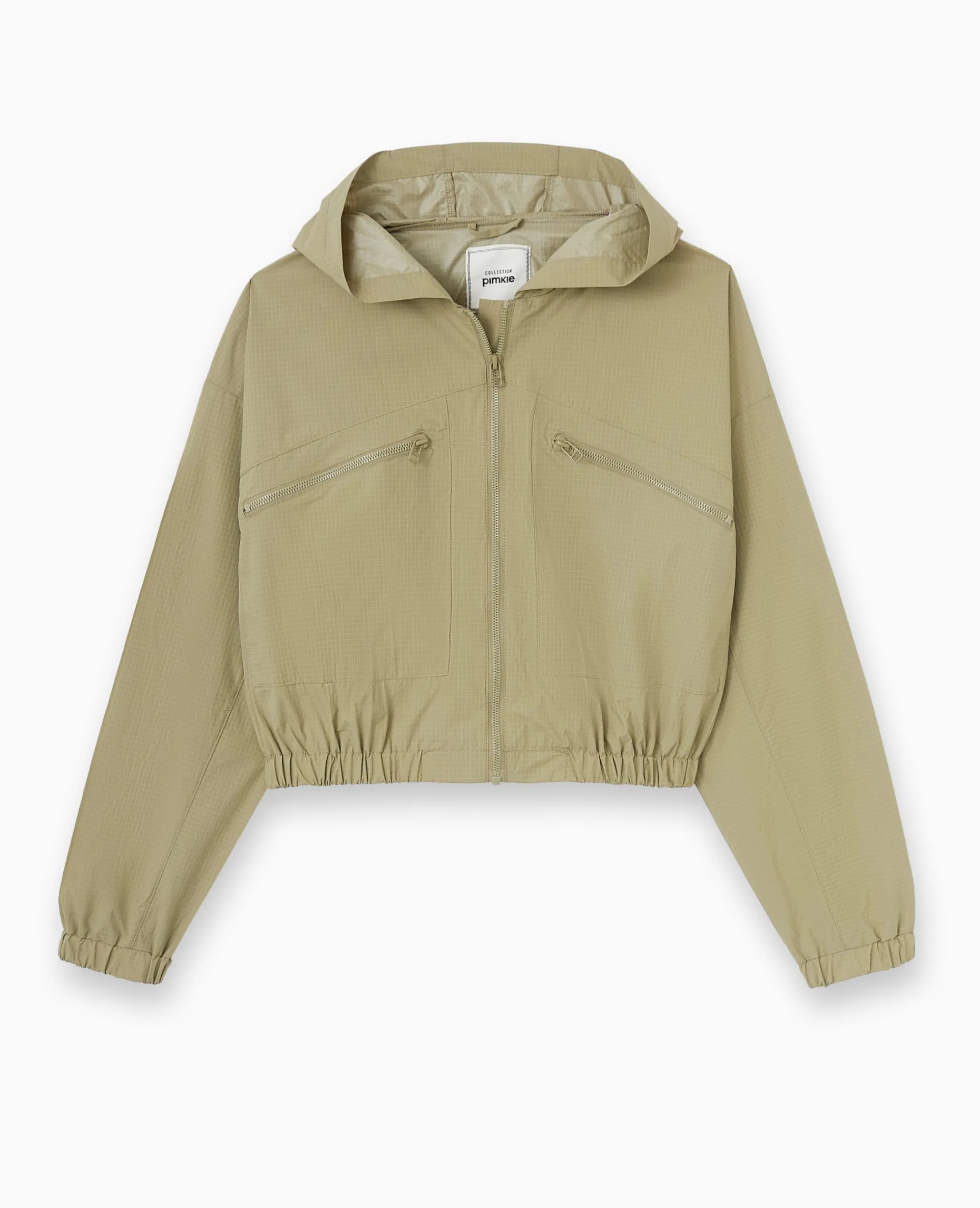 Blouson Léger Avec Capuche - Vert Kaki