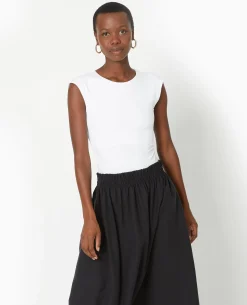 Body Dos Ouvert Avec Pan Torsadé Dos - Blanc