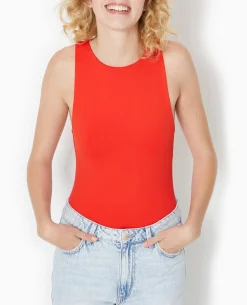 Body Sans Manches - Rouge