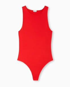 Body Sans Manches - Rouge