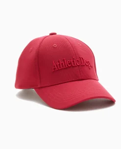 Casquette Avec Broderie Devant - Rouge