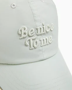 Casquette Avec Broderie Relief - Gris Clair