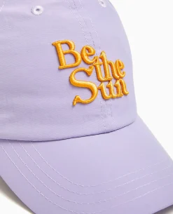 Casquette Avec Broderie Relief - Lilas