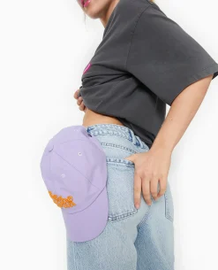 Casquette Avec Broderie Relief - Lilas