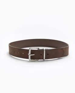 Ceinture Aspect Vieilli - Marron