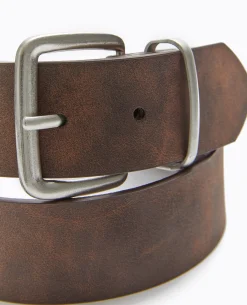 Ceinture Aspect Vieilli - Marron