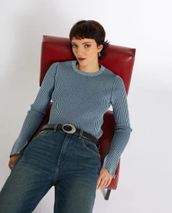 Ceinture Avec Boucle Ovale - Noir