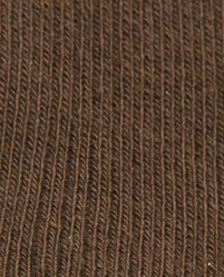 Chaussettes Avec Bords Ondulées - Marron
