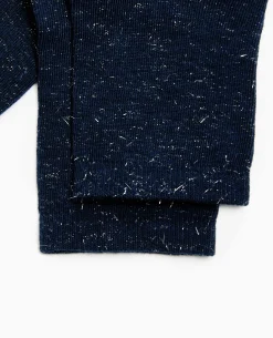 Chaussettes Avec Fils Lurex Effet Paillettes - Bleu Marine
