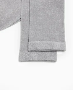Chaussettes En Maille Chinée - écru