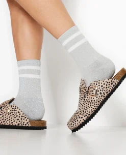 Chaussettes Sport Avec Lurex - Argenté