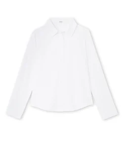 Chemise Cintrée Manches Longues - Blanc
