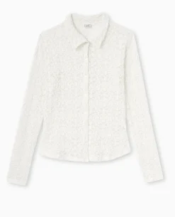 Chemise En Dentelle - Blanc