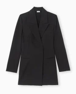 Combishort-robe Façon Blazer - Noir