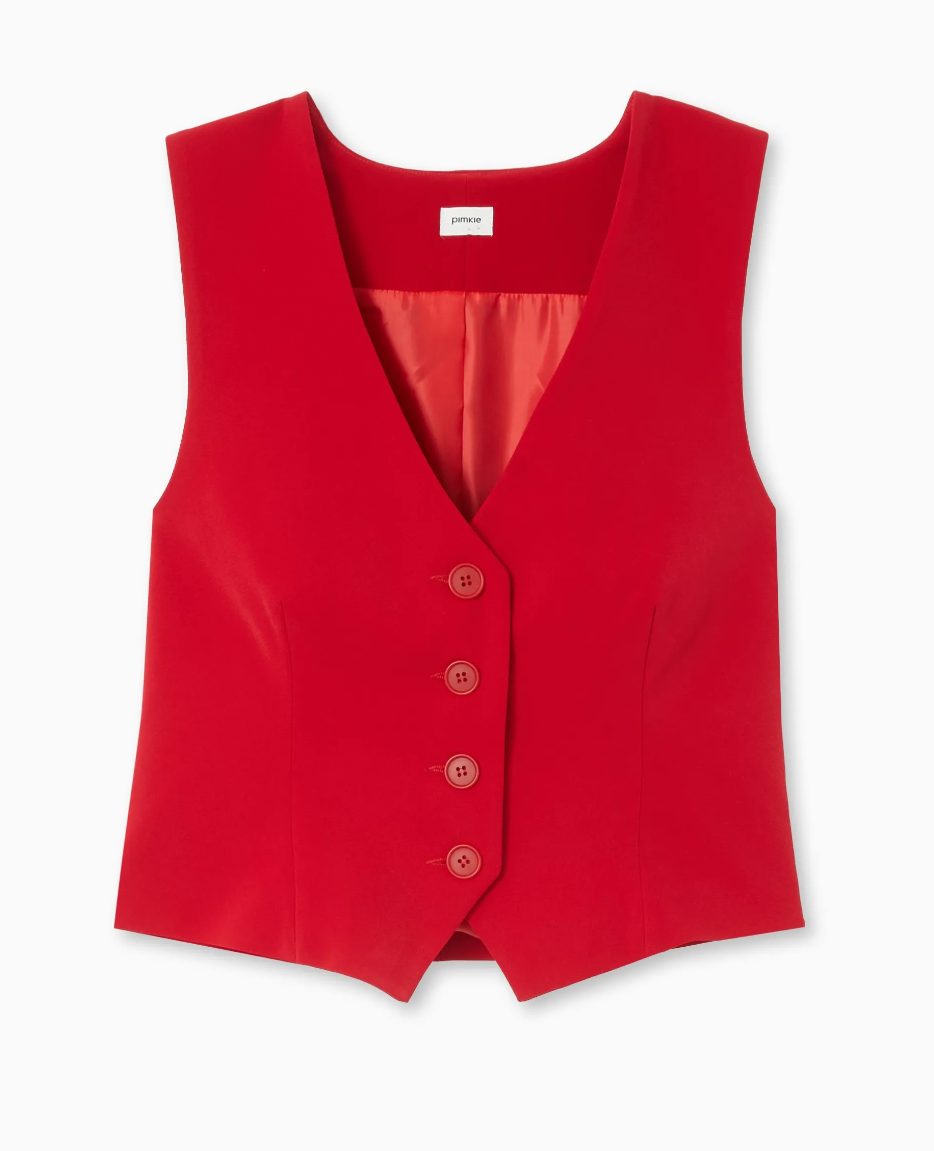 Gilet Barman City - Rouge