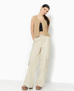 Gilet Sans Manches - Taupe