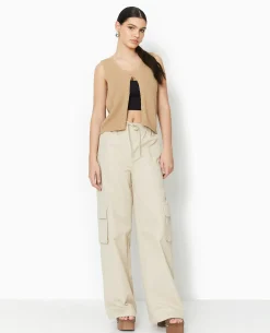 Gilet Sans Manches - Taupe
