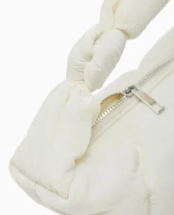 Grand Sac En Matiè;re Matelassée - Blanc
