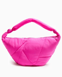 Grand Sac En Matiè;re Matelassée - Rose Fuchsia