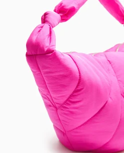 Grand Sac En Matiè;re Matelassée - Rose Fuchsia