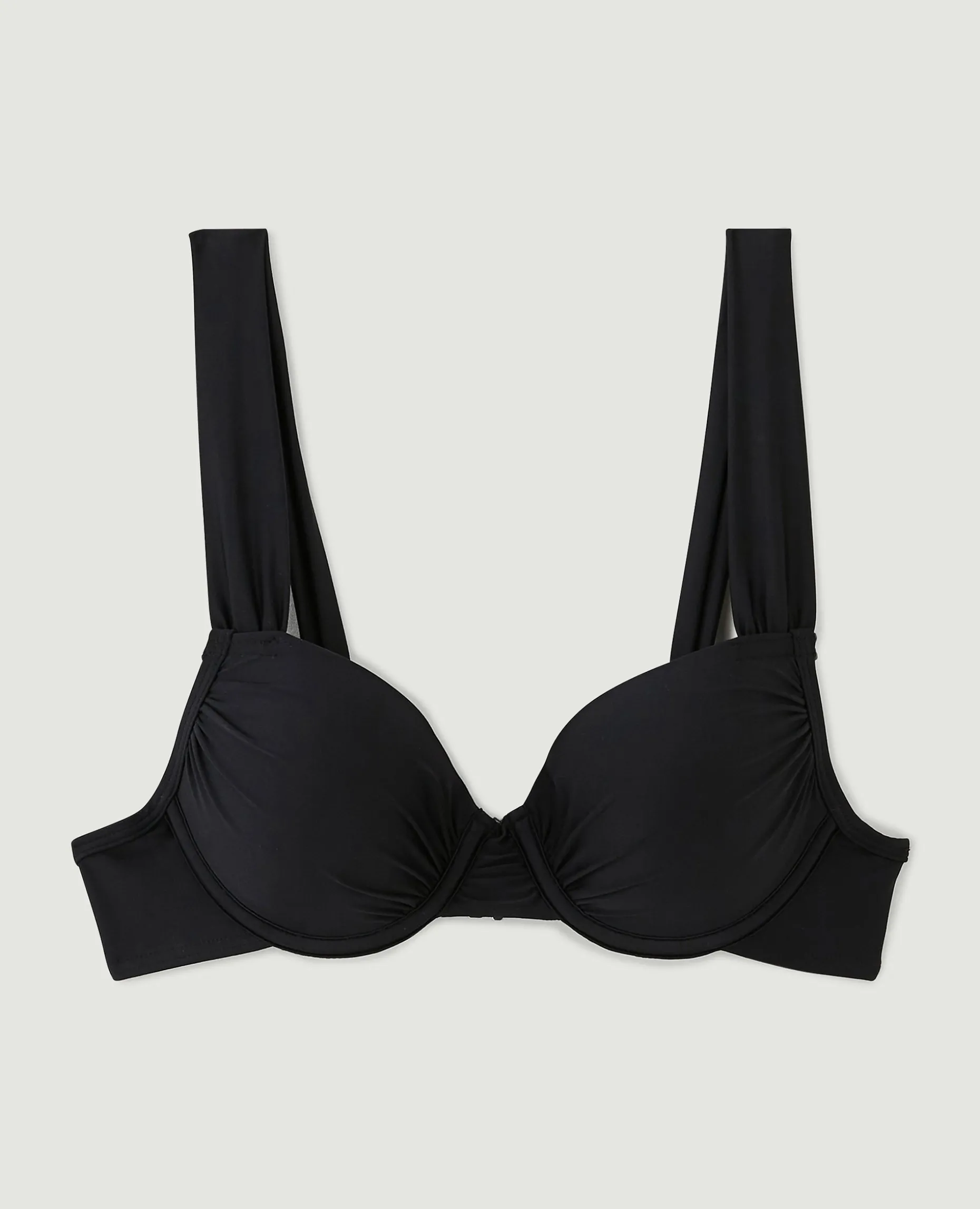 Haut De Maillot Corbeille Push Up - Noir