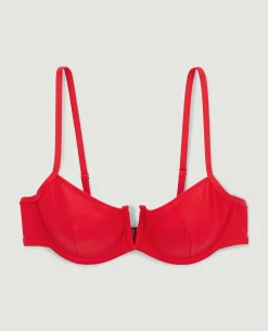 Haut De Maillot Corbeille - Rouge