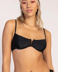 Haut De Maillot Corbeille - Noir