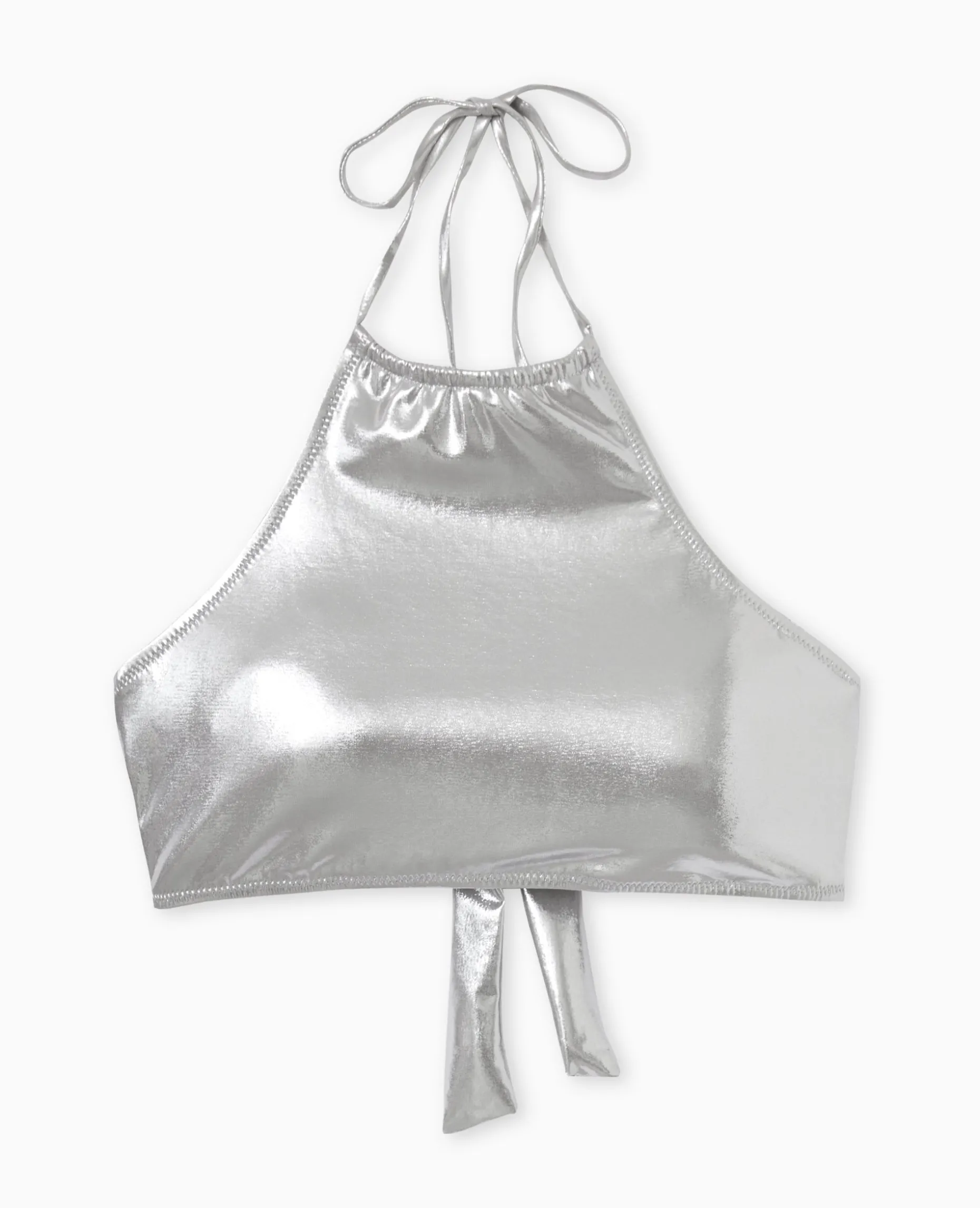 Haut De Maillot De Bain Brassiè;re - Argenté