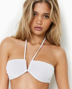 Haut De Maillot De Bain Brassiè;re - Blanc