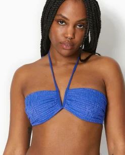 Haut De Maillot De Bain Brassiè;re - Bleu électrique