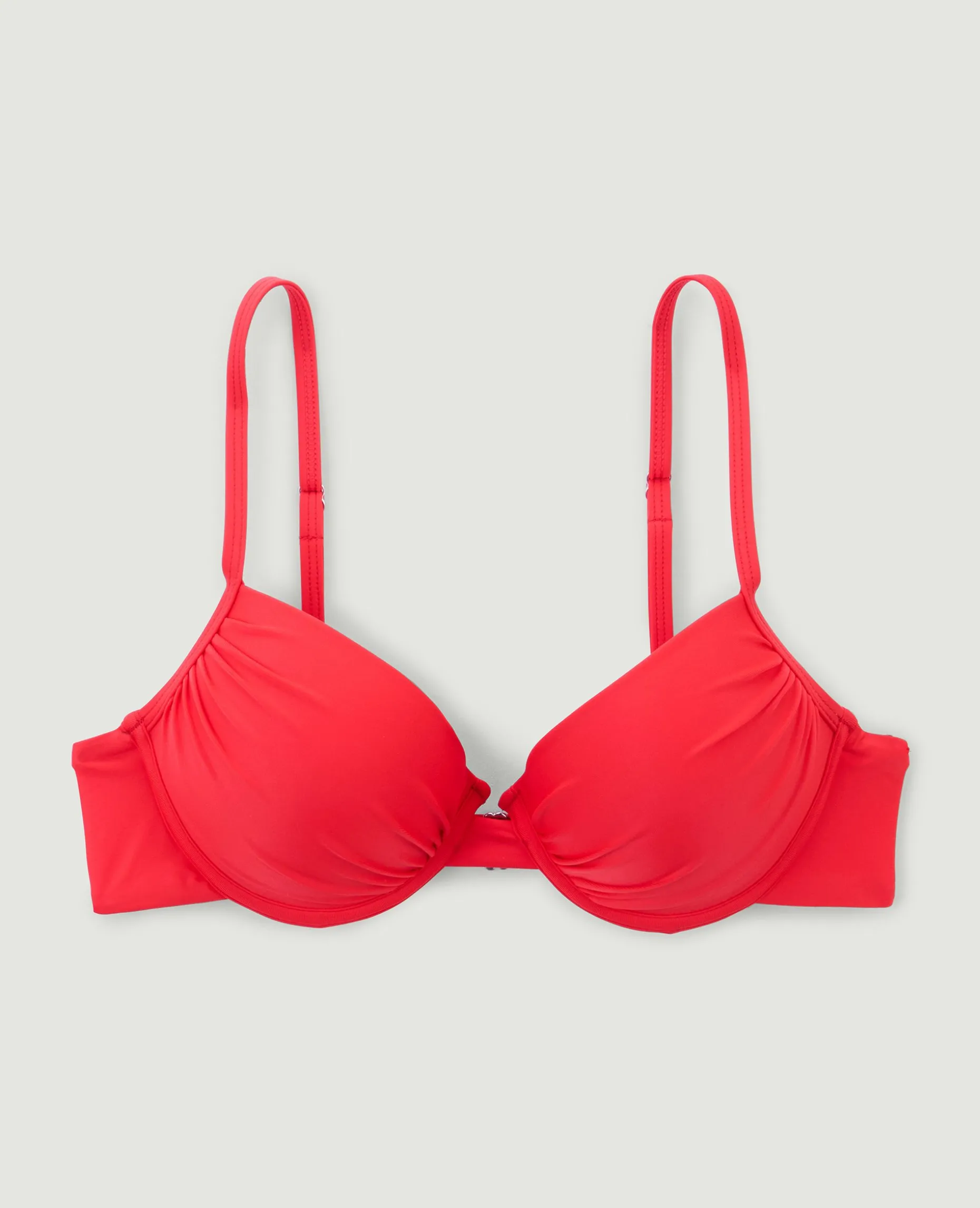 Haut De Maillot De Bain Push Up - Rouge
