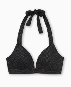 Haut De Maillot De Bain Triangle Avec Lurex - Noir