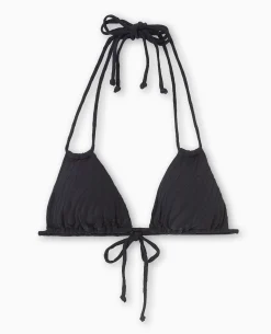 Haut De Maillot De Bain Triangle Multiposition - Noir
