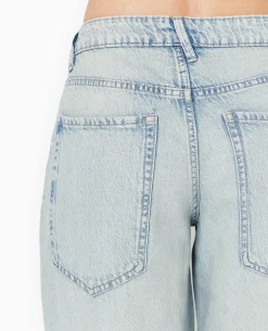 Jean Baggy Destroy Taille Regular - Jaune Ocre