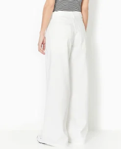 Jean Baggy Destroy Taille Regular - Blanc