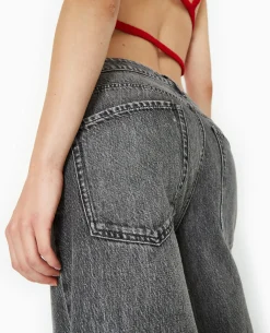 Jean Baggy Loose Taille Regular - Gris Foncé