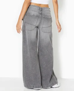 Jean Baggy Loose Taille Regular - Blanc