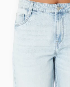 Jean Baggy Taille Haute - Bleu Clair