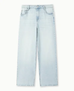 Jean Baggy Taille Haute - Bleu Clair