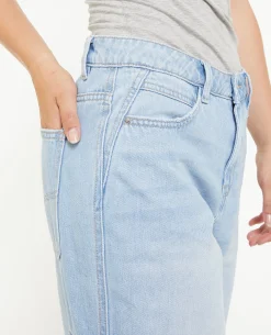 Jean Cargo Large - Bleu