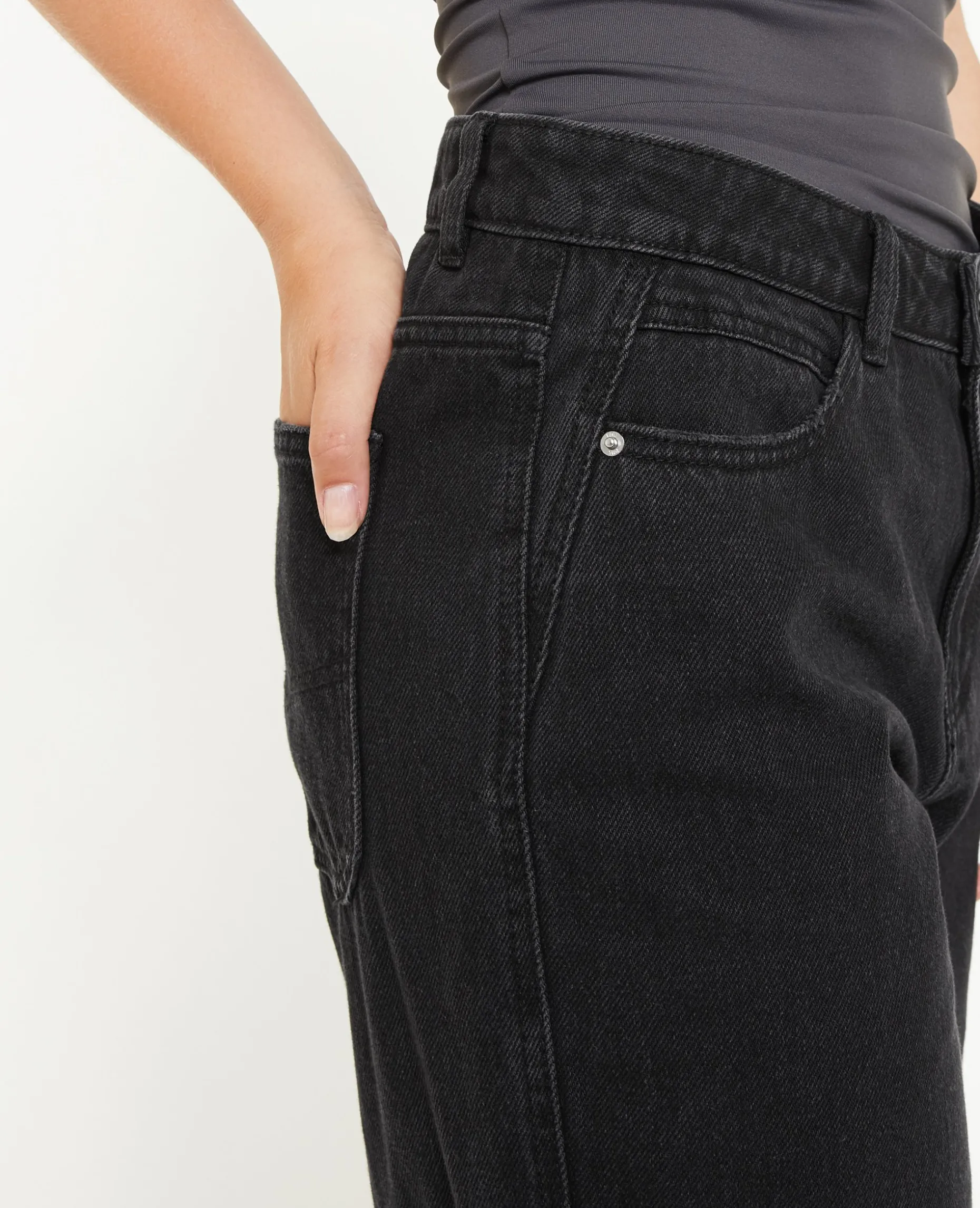 Jean Cargo Large - Noir