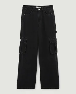 Jean Cargo Large - Noir