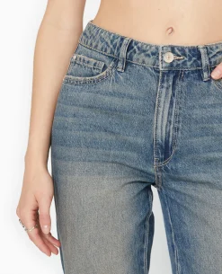 Jean Droit Taille Regular - Marron