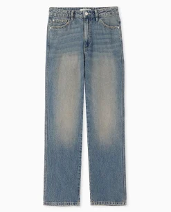 Jean Droit Taille Regular - Marron